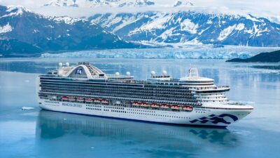 Princess cruise ship in Alaska